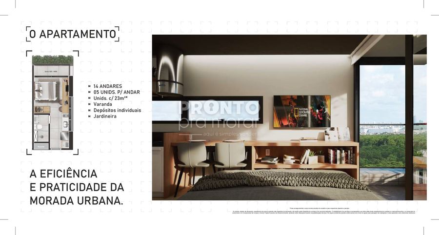 Apartamento à venda com 1 quarto, 23m² - Boa Viagem,Recife