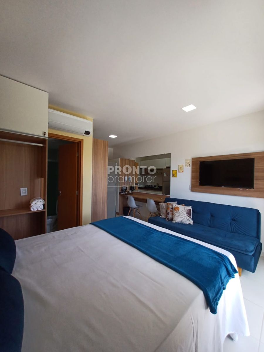 Apartamento à venda com 1 quarto, 29m² - Praia de Muro Alto,Ipojuca