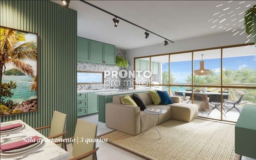 Apartamento à venda com 3 quartos, 93m² - Carneiros,Tamandaré