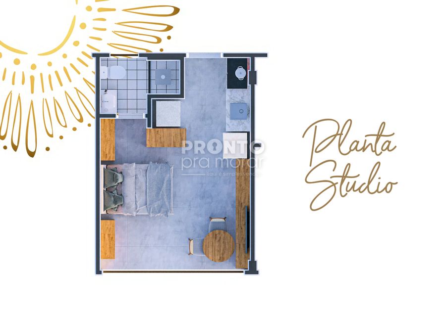 Apartamento à venda com 1 quarto, 22m² - Tamandaré ,Tamandaré