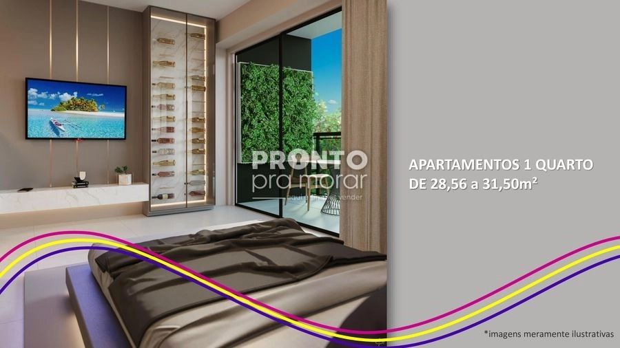 Studio à venda com 1 quarto, 29m² - Muro Alto,Ipojuca