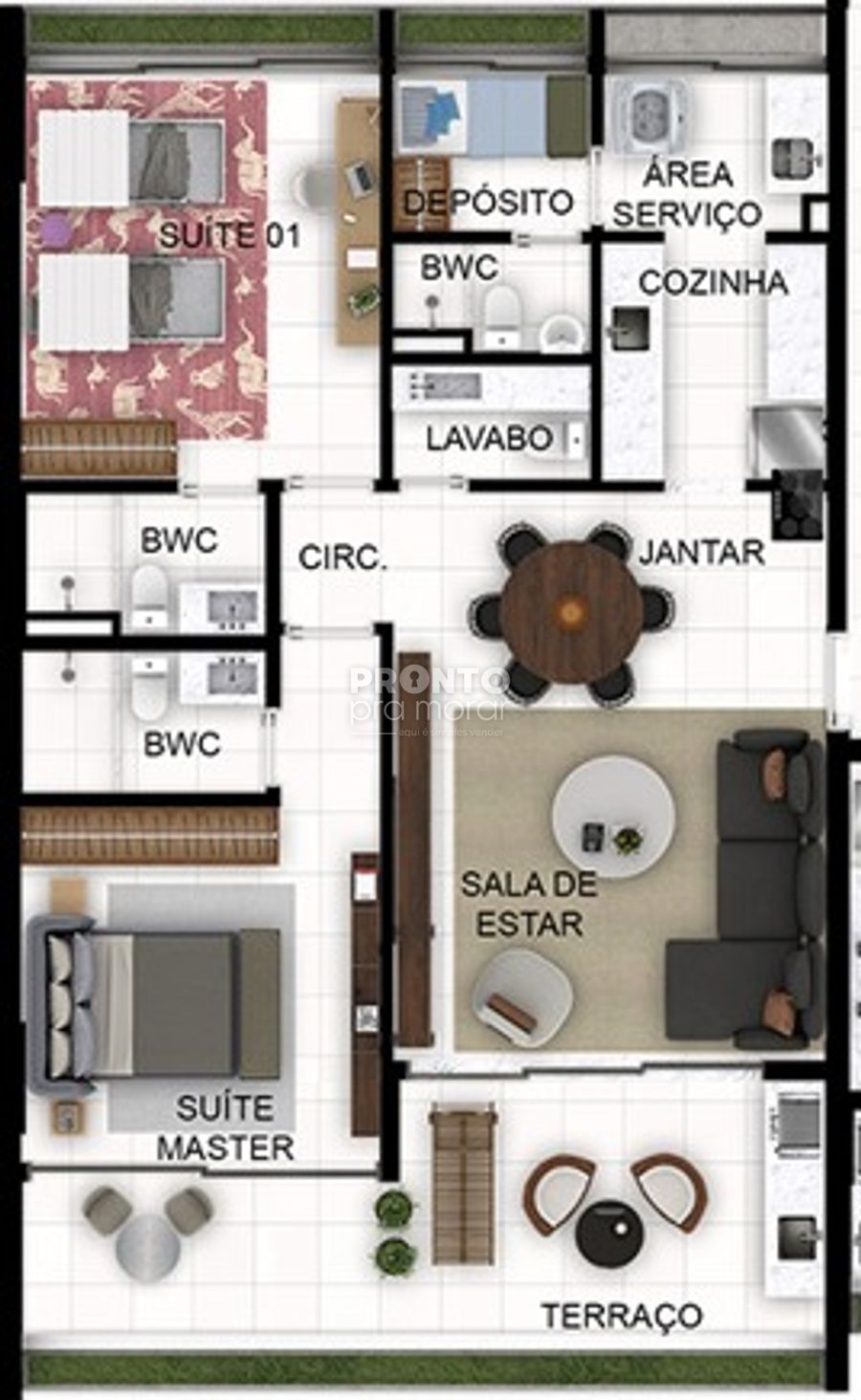 Apartamento à venda com 2 quartos, 111m² - Paiva ,Cabo de Santo Agostinho