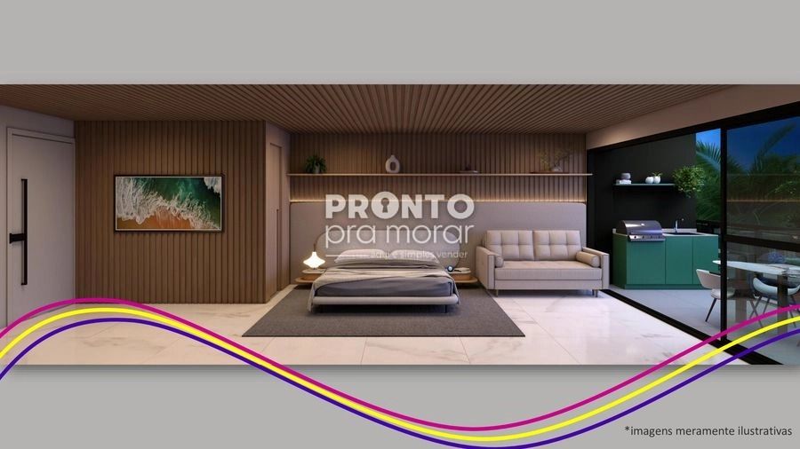 Flat com 1 quarto em Muro Alto - Leve Imoveis