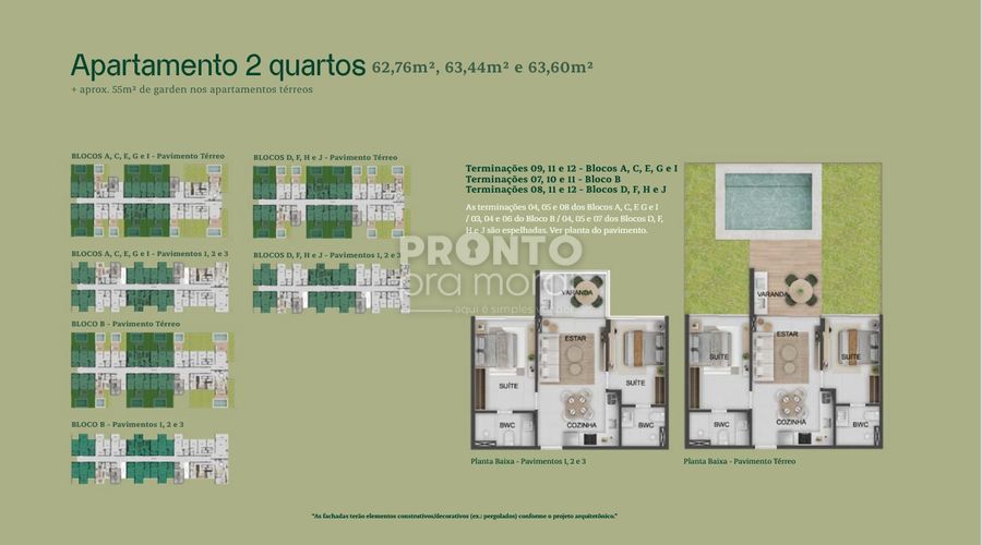 Apartamento, 2 quartos, 63 m² - Foto 1