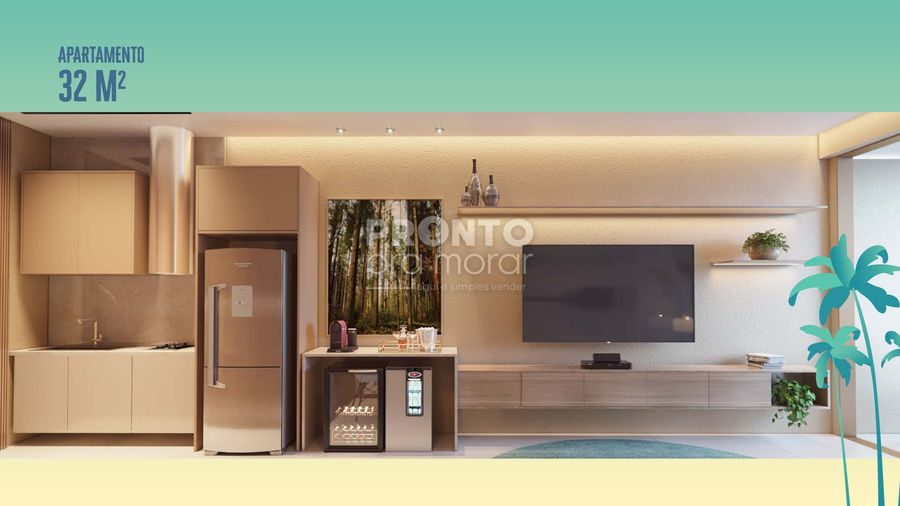 Apartamento, 1 quarto, 32 m² - Foto 1