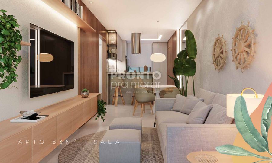  - Apartamento com 2 quartos em Cupe