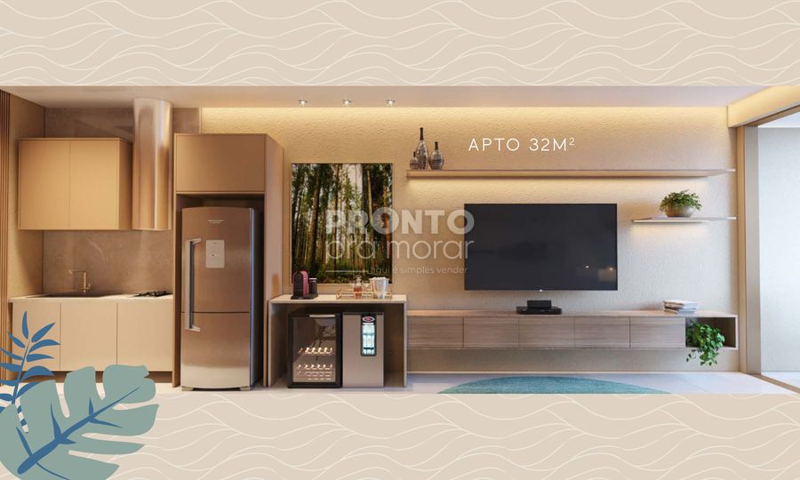 Apartamento à venda com 1 quarto, 32m² - Centro,Ipojuca
