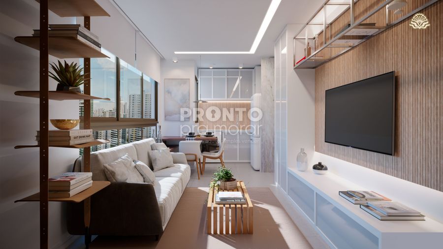 Apartamento à venda com 1 quarto, 27m² - Torre,Recife