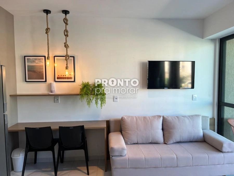 Apartamento à venda com 1 quarto, 29m² - Praia de Muro Alto,Ipojuca