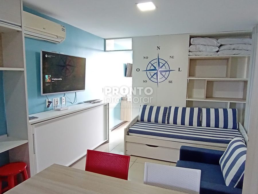 Apartamento à venda com 1 quarto, 37m² - Carneiros ,Tamandaré