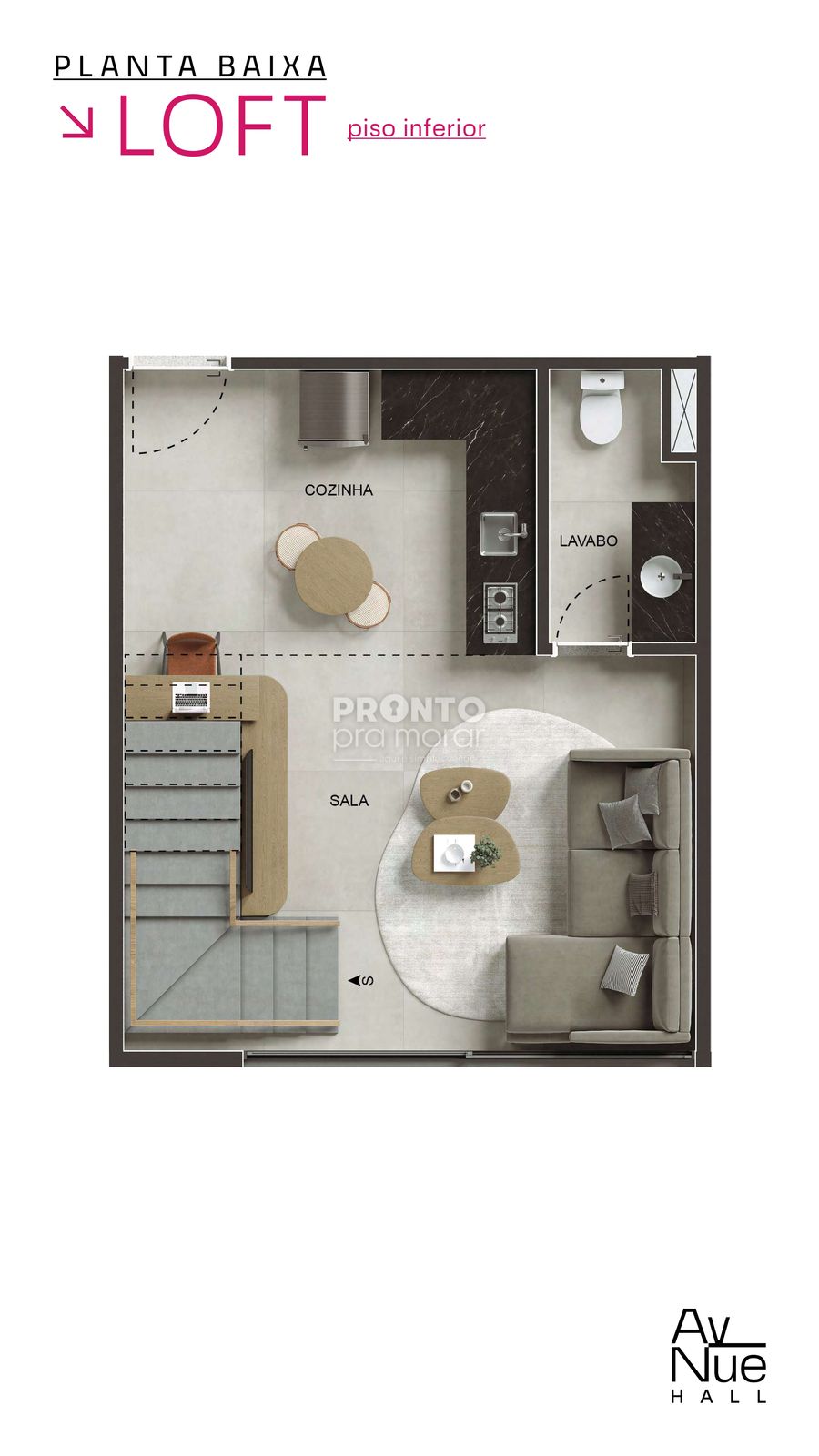  - Apartamento com 1 quarto em Piedade