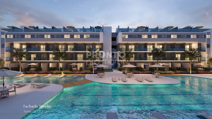 Apartamento à venda com 1 quarto, 25m² - Carneiros,Tamandaré