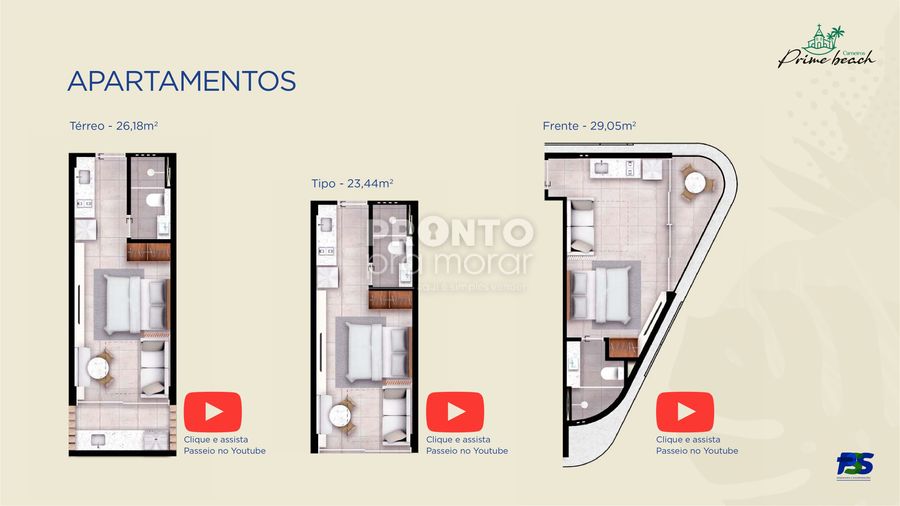 Apartamento, 1 quarto, 23 m² - Foto 2
