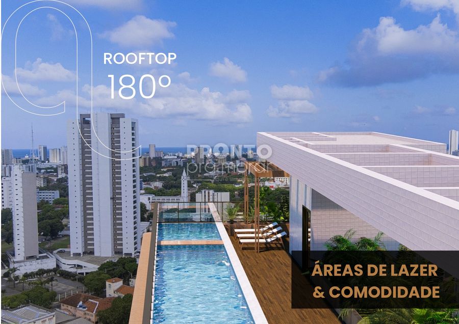Apartamento à venda com 1 quarto, 27m² - soledade,Recife