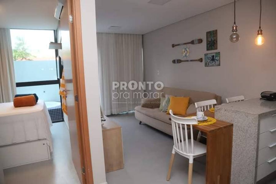 Apartamento à venda com 1 quarto, 40m² - merepe ll,Ipojuca
