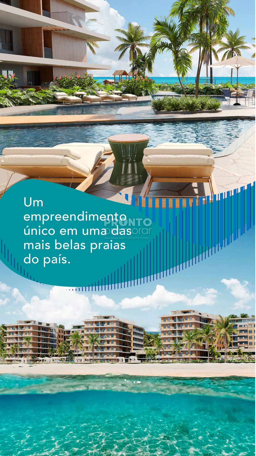 Apartamento à venda com 1 quarto, 23m² - Praia do Camacho,Maragogi