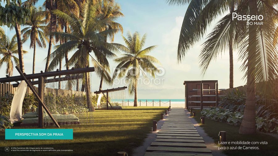 Apartamento à venda com 1 quarto, 46m² - Carneiros,Tamandaré