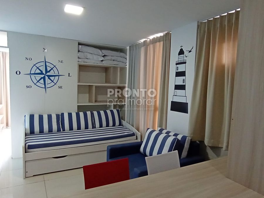 Apartamento à venda com 1 quarto, 37m² - Carneiros ,Tamandaré