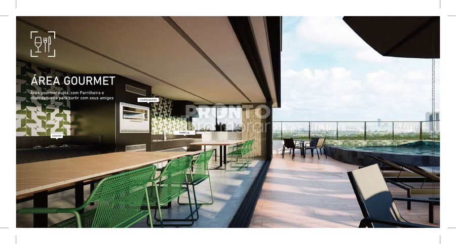 Apartamento à venda com 1 quarto, 23m² - Boa Viagem,Recife