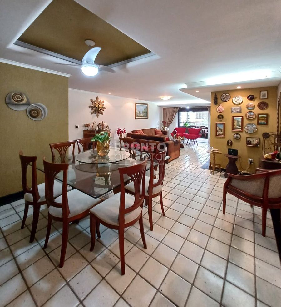 Apartamento à venda com 3 quartos, 180m² - Casa Amarela,Recife