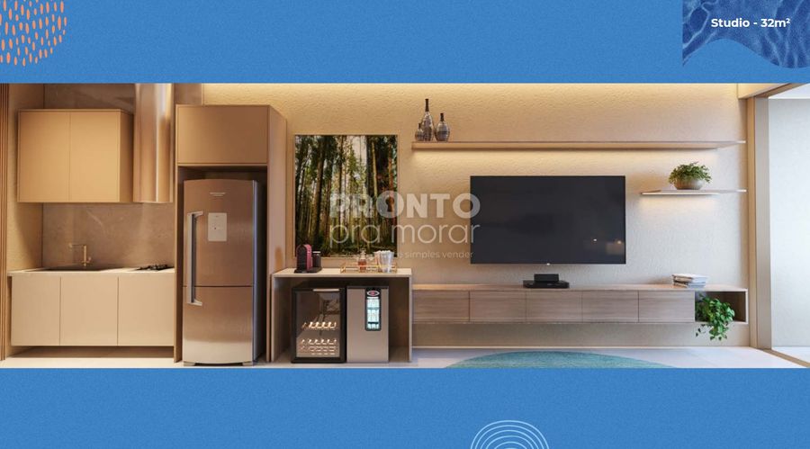 Apartamento à venda com 1 quarto, 32m² - Praia dos carneiros,Tamandaré