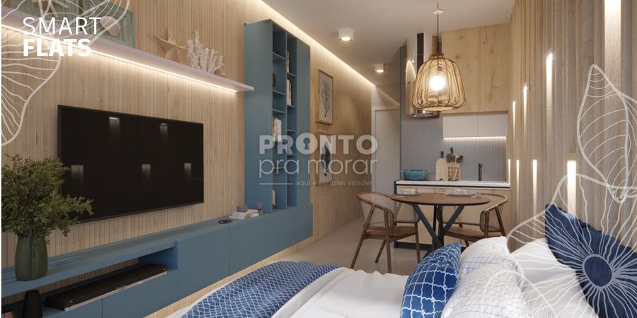  - Flat com 1 quarto em Porto de Galinhas
