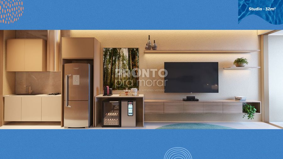  - Flat com 1 quarto em Praia dos Carneiros