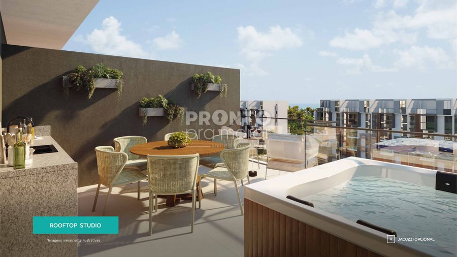  - Apartamento com 1 quarto em Carneiros